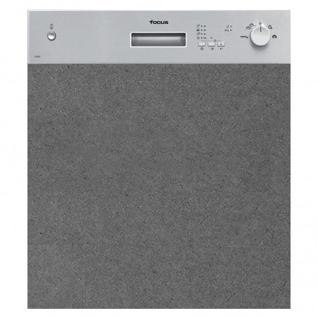 Lave Vaisselle Semi-Encastrable Inox 12Couv 4Prog FOCUS
